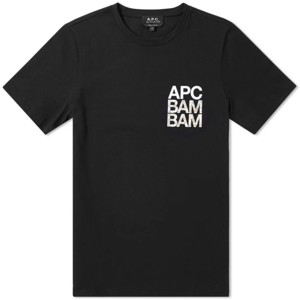 A.P.C. Bam Bam Tee - Black